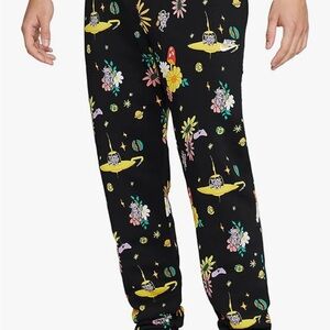 Nike Men's Black Multicolor Graphic Joggers - Size Large